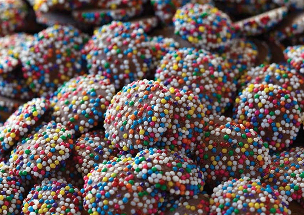 Chocolate Rainbow Nonpareils 5 lbs. Y603