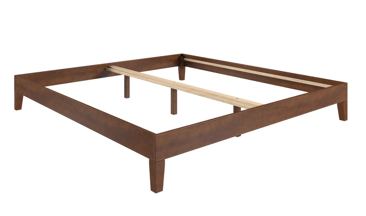 Natural Wood Platform Bed U203255