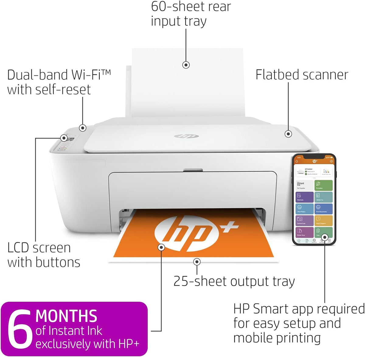 Wireless All-in-One Color Inkjet Printer V1555