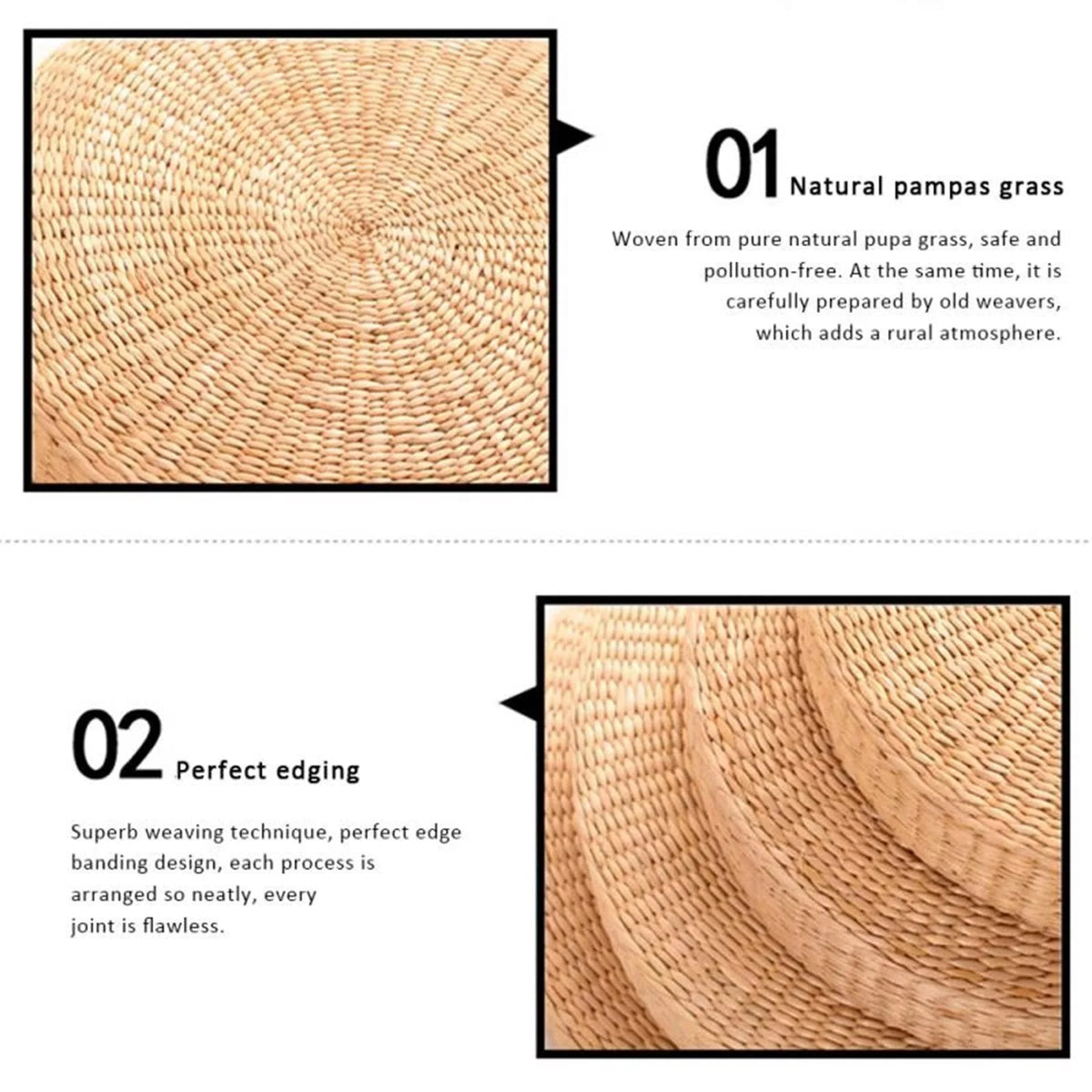 Japanese Straw Floor Cushion D976108