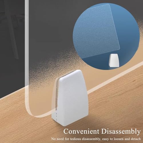 Acrylic Free Standing Privacy Screen, 80x30cm M928