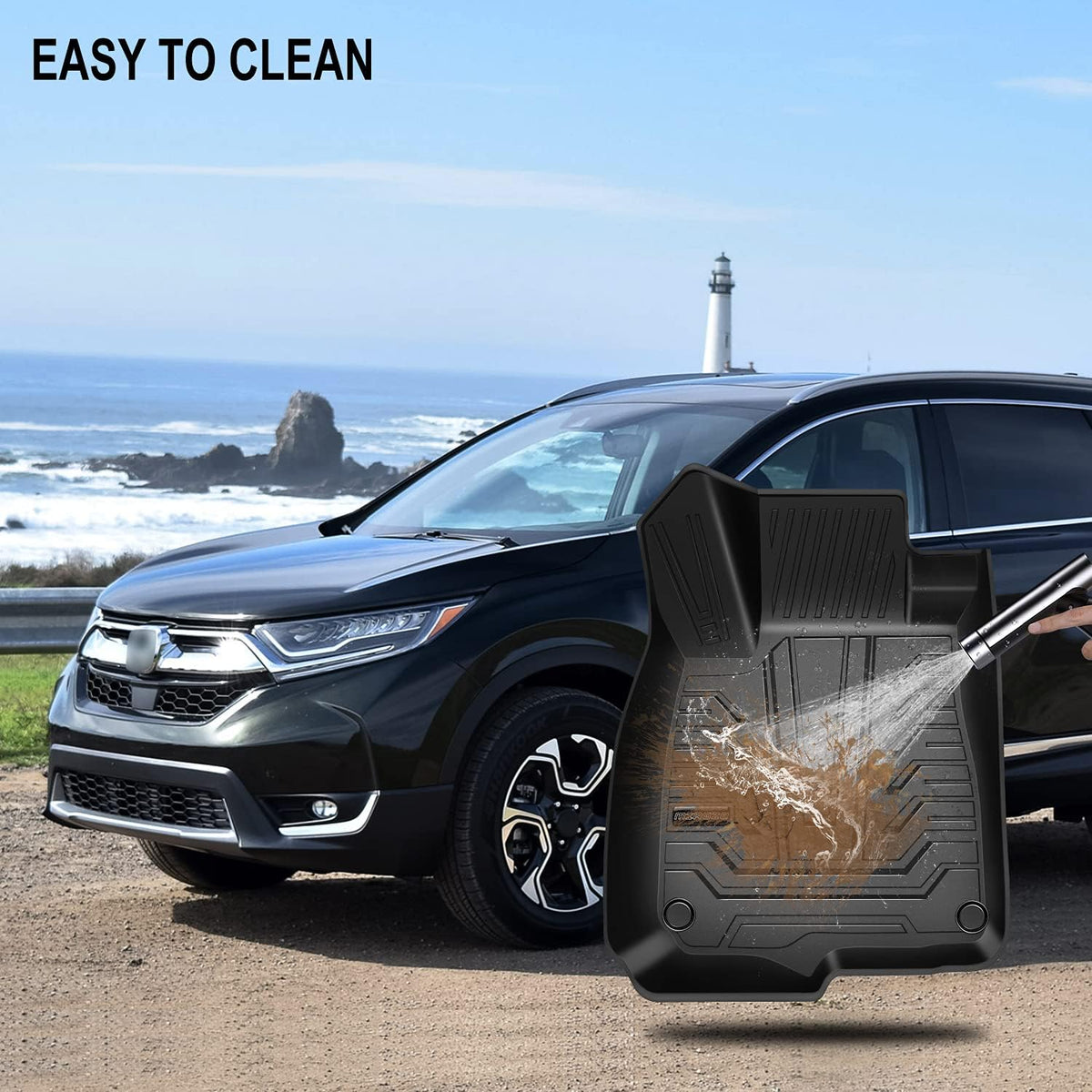 Black All Weather Automotive Floor Mats P56097