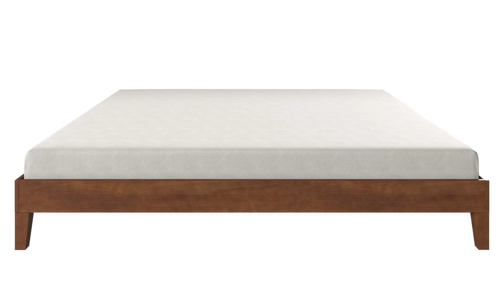Natural Wood Platform Bed U203255