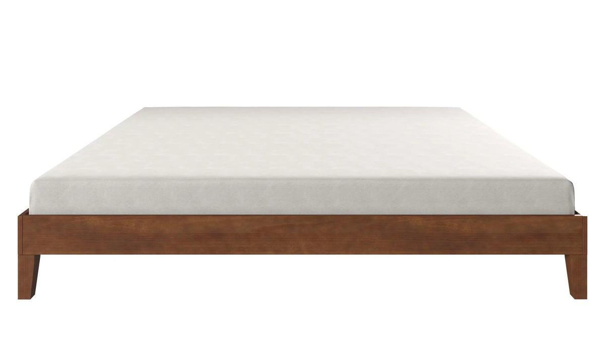 Natural Wood Platform Bed U203255