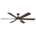 Espresso Bronze LED Ceiling Fan with Light and Remote Control U397028