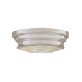 Satin Nickel 2 Light Flush Mount X7548