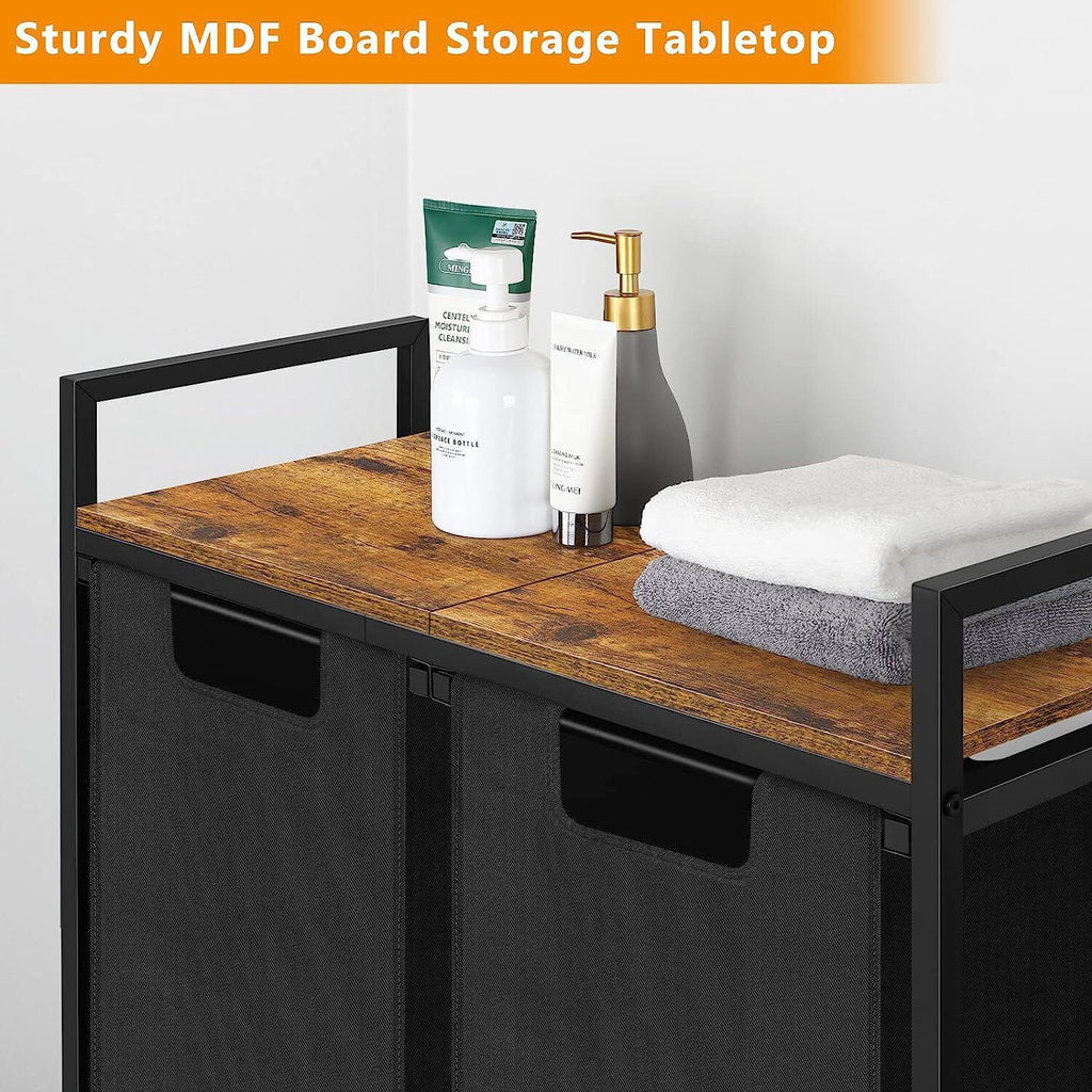 Laundry Hamper with Top Shelf V258