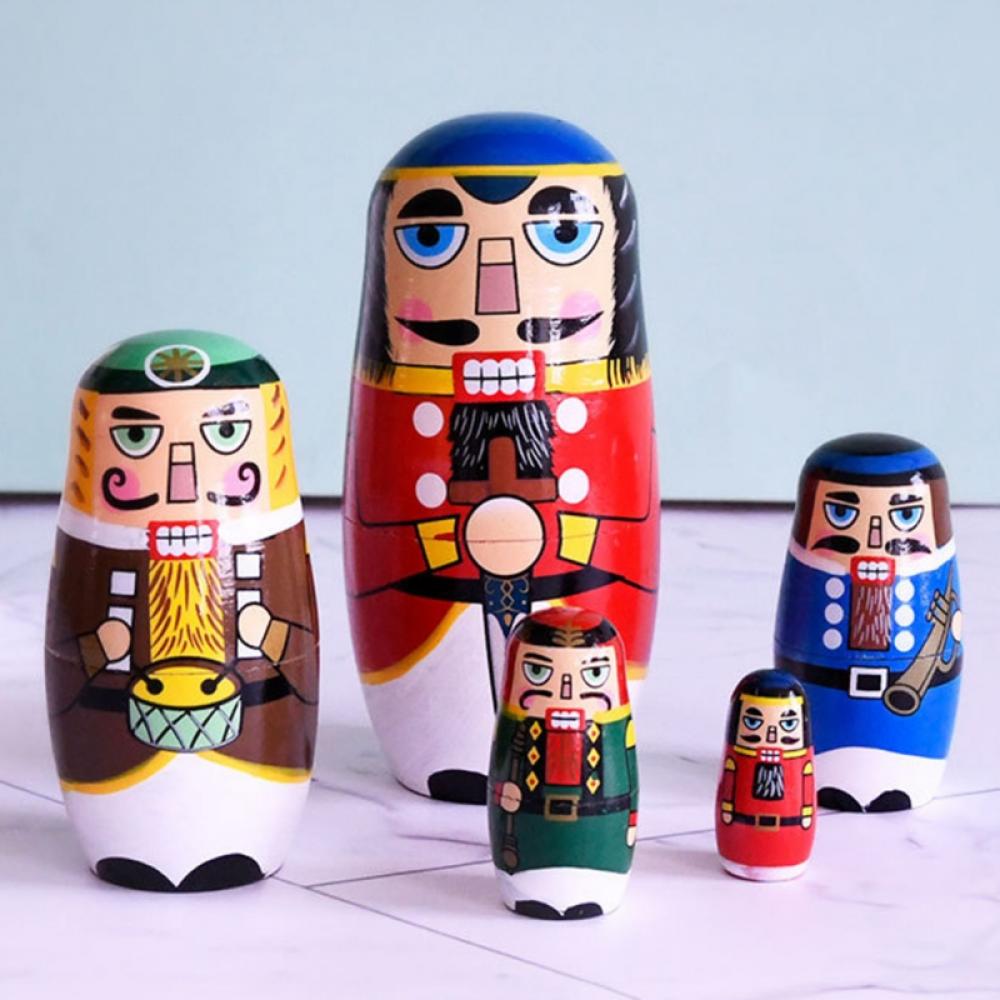 Nutcracker Nesting Dolls Set S536