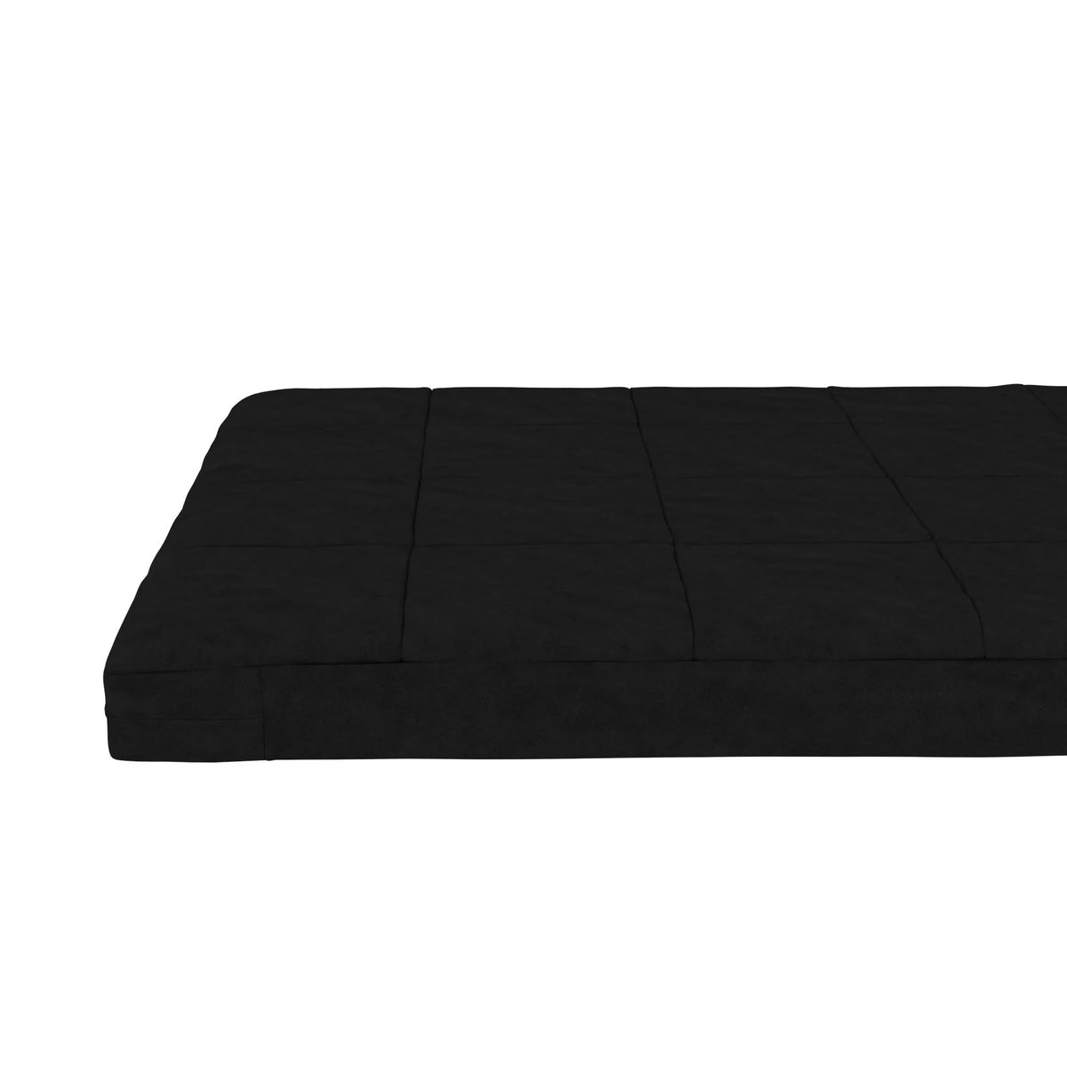 Black Full Size Quilted Microfiber Futon Mattress K800398