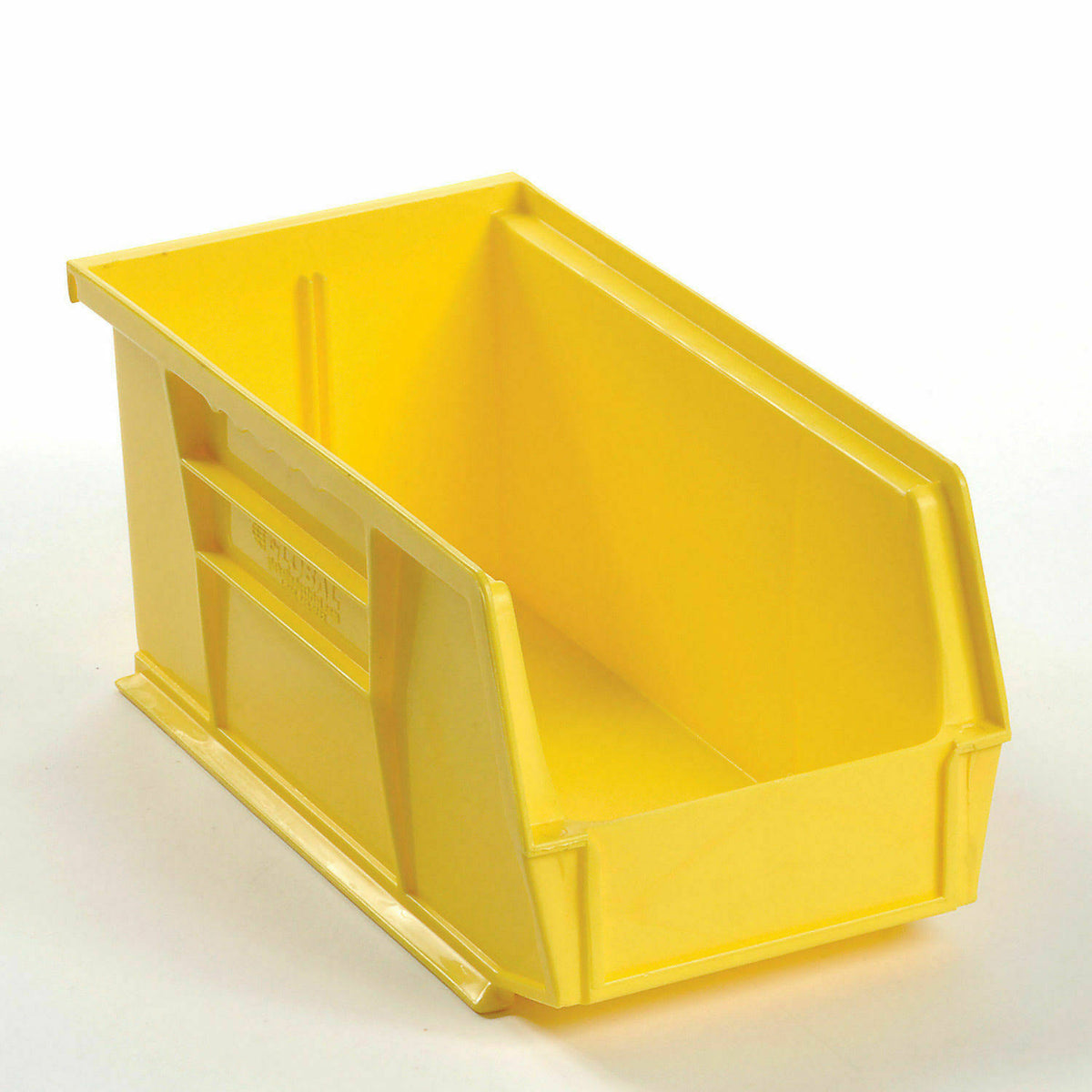 Yellow Plastic Stacking Bin Lot of 12 I486