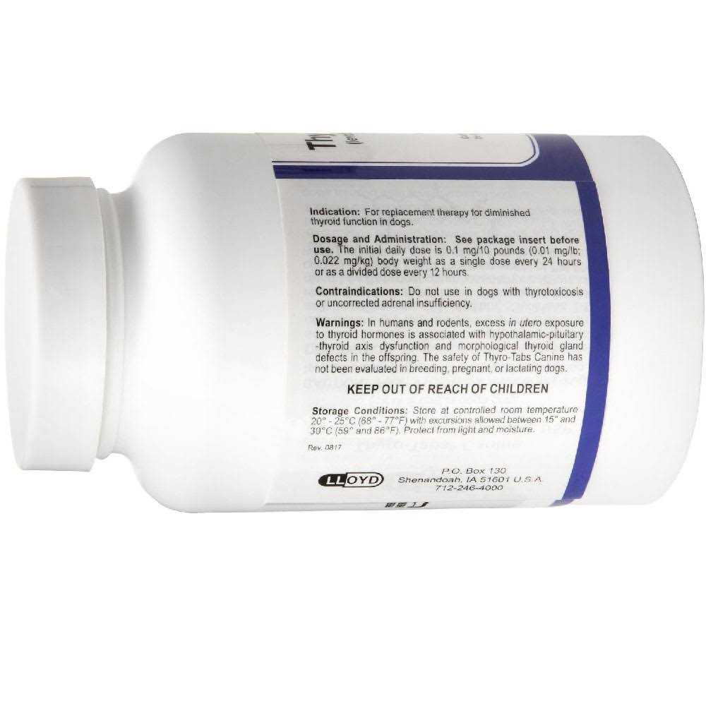 Thyro-Tabs mg Pet Supplies Y180