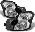 Chrome Projector Halogen Headlights Headlamp Replacement Driver Passenger Side R728