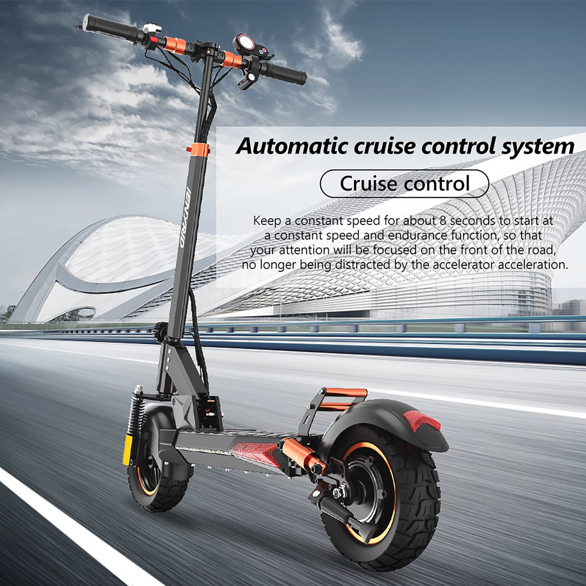 800W Folding Electric Scooter with Seat C332645