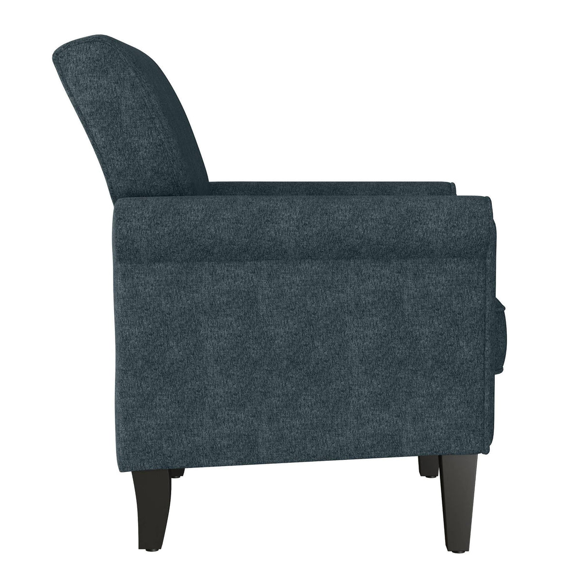 Blue Chenille Arm Chair A31833
