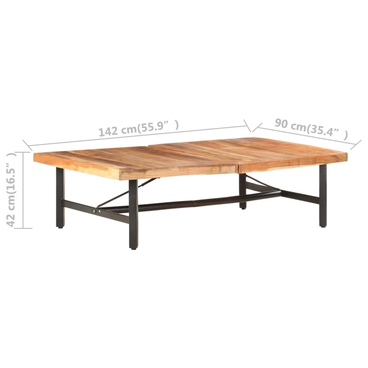 Solid Acacia Wood Coffee Table P6471