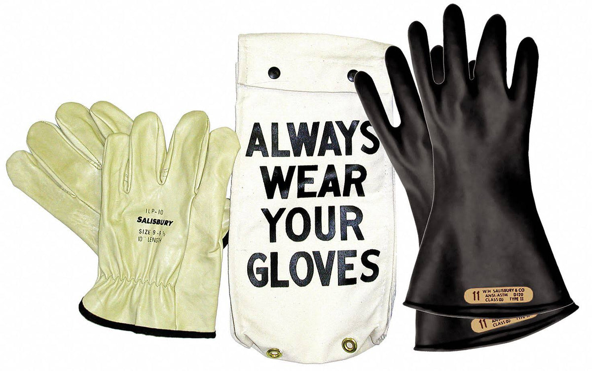 Class 0 Electrical Glove Kit, Sz 8 L563085