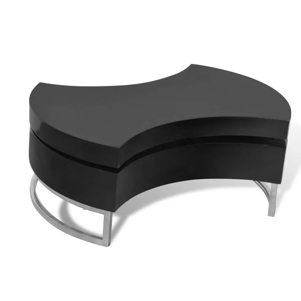 High Gloss Coffee Table with Concealed Storage F7573
