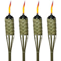 4-Pack 57 inch Bamboo Tiki Torch X7191