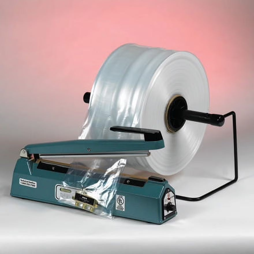 12" x 2150' 2 Mil Clear Poly Tubing Roll S9169