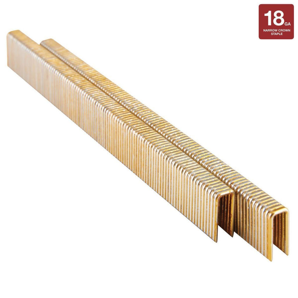 18 GA 1/2 in. Galvanized Staples, 2500 Piece M440649