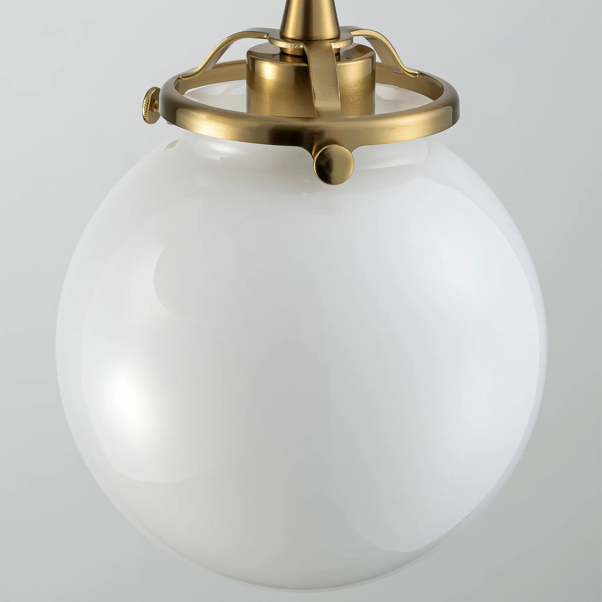 Milk White Glass Bubble Chandelier G115