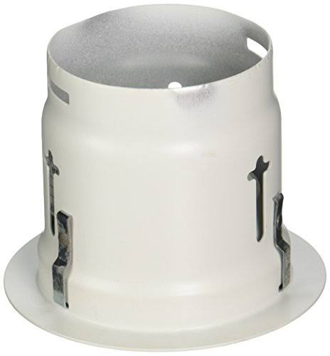 3-3/4 inch Round Matte White Down Light Step Reflector Baffle Trim W6789