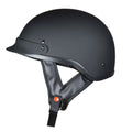 Matte Black Motorcycle Half Helmet W2348