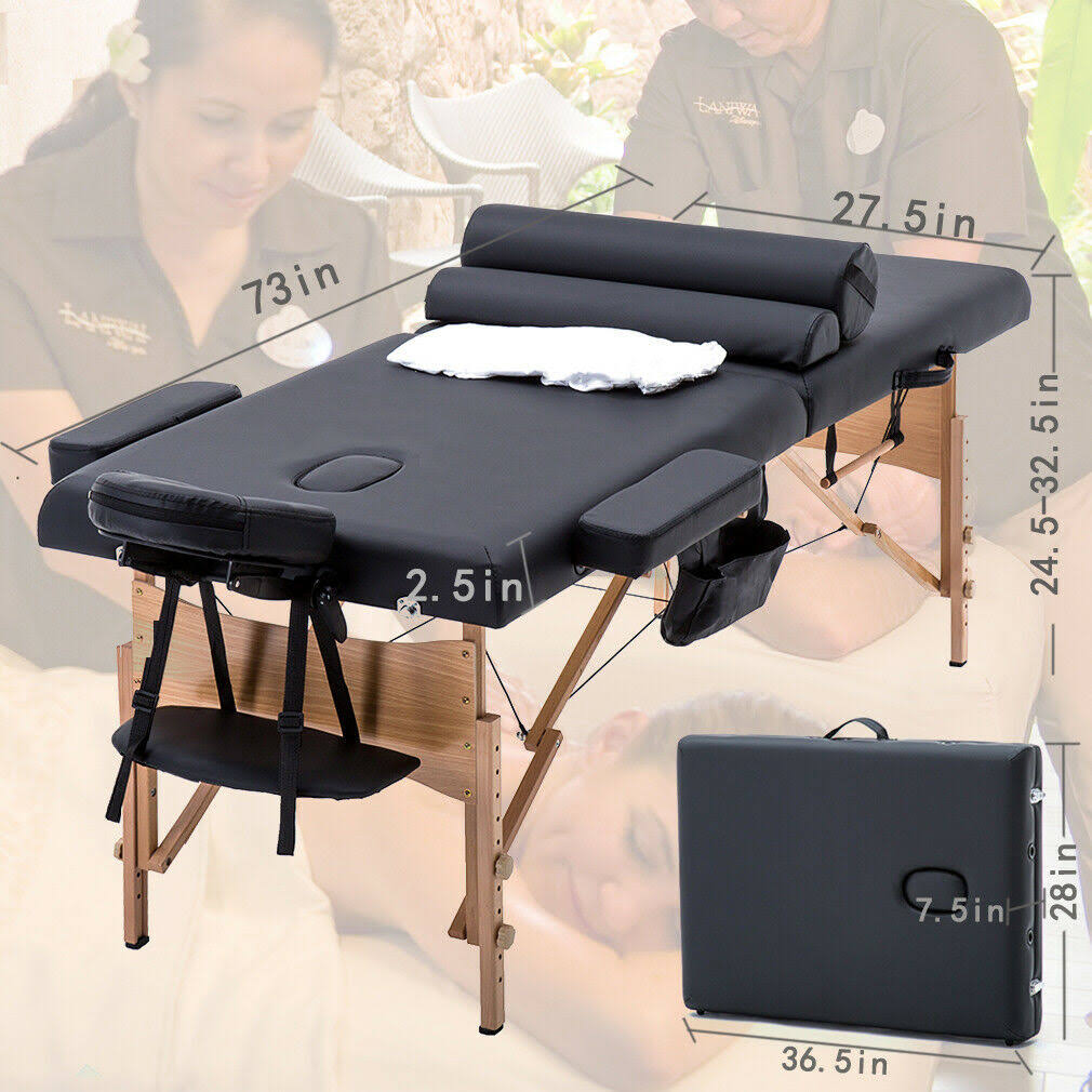Portable Facial Spa Bed with Sheet and Cradle Cover Y423980