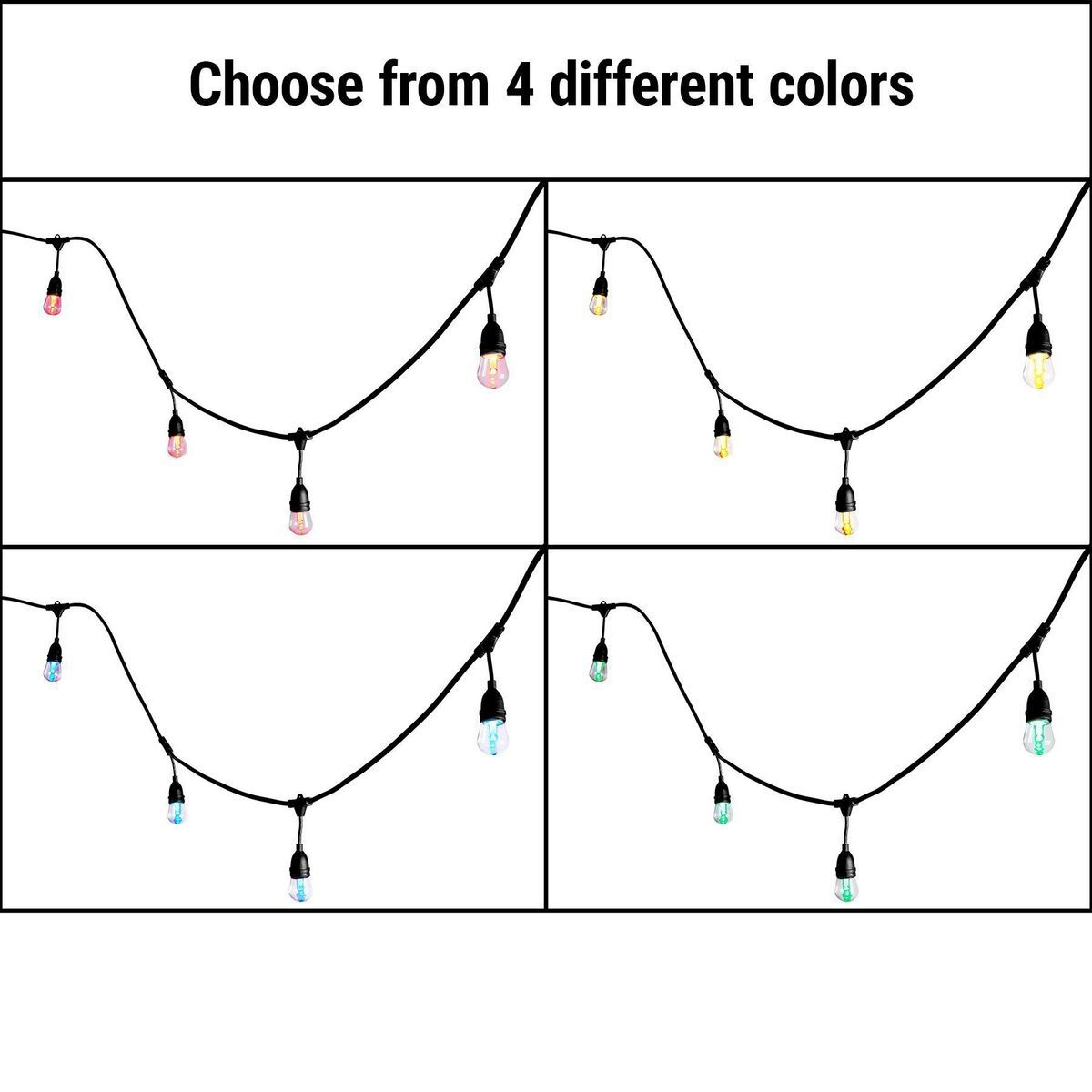 Shatterproof Color Changing LED String Lights W376