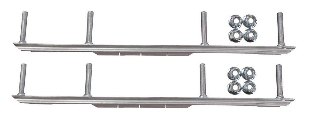 Yellow XCS Snowmobile Skis with 6" Shaper Bars Complete Kit B1187