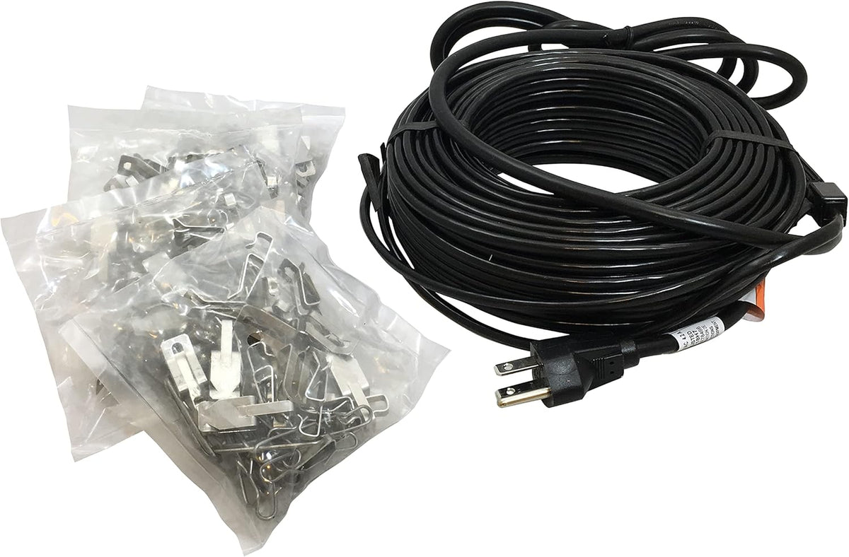 Automatic Electric Roof Cable Kit, 120V, 30ft, Black I27381