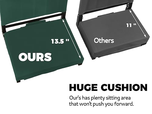 Stadium Seat with Back Support and Cushion E13213