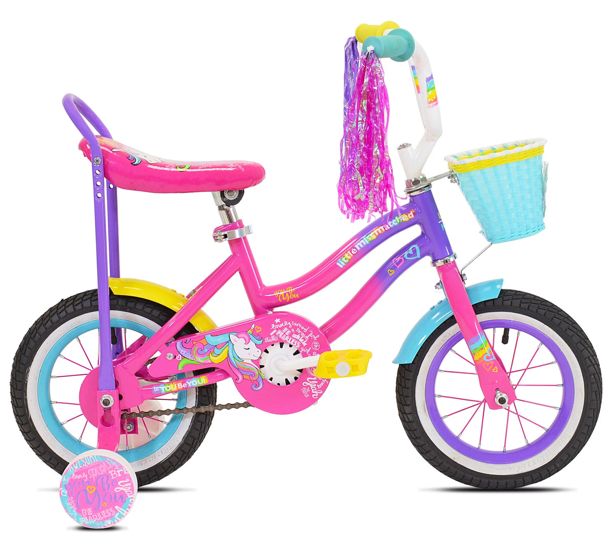 Girl's 12 in. Pink and Purple Bicycle Q5734