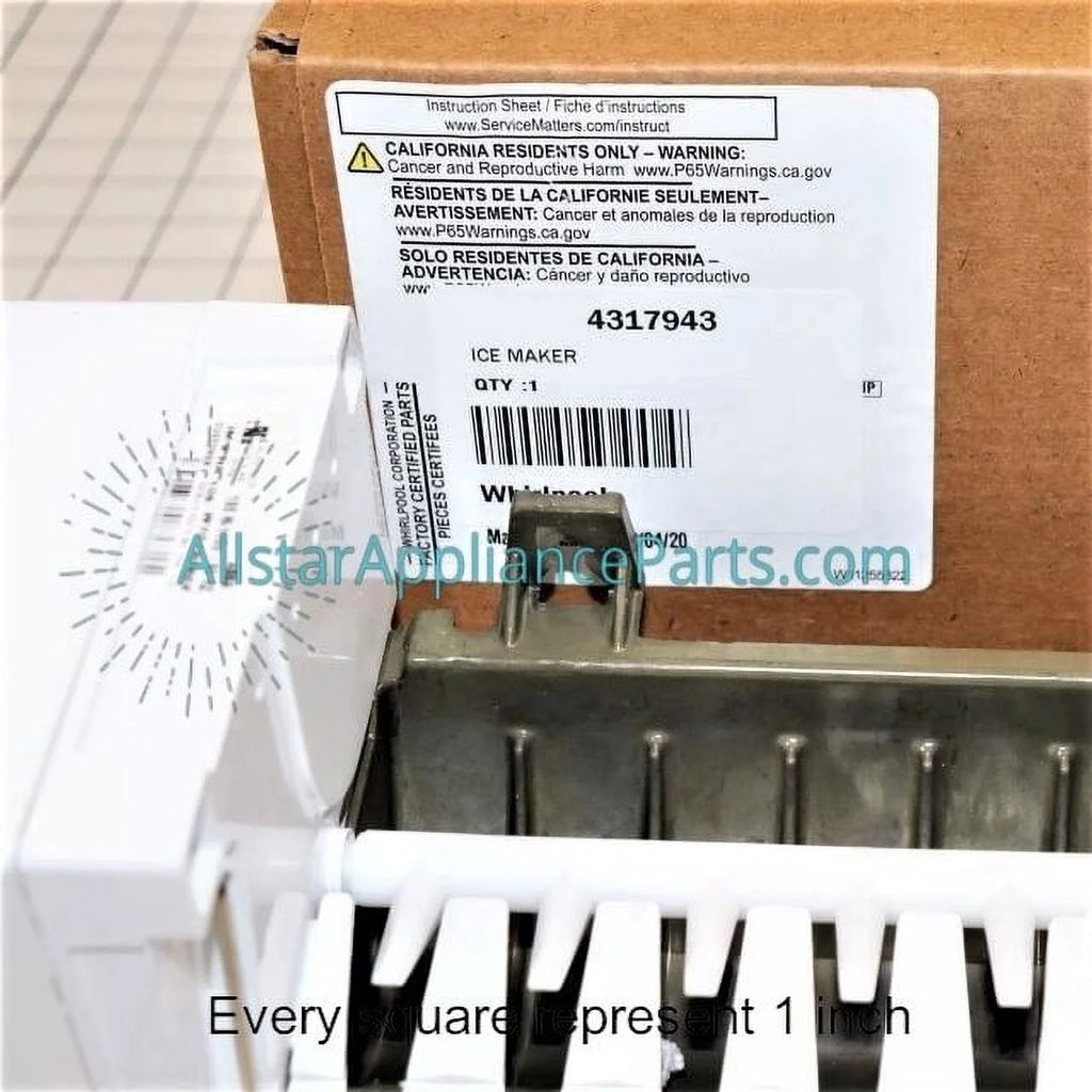 Ice Maker Assembly with Arm & Wire Harness J700