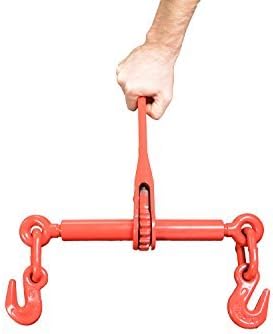 2 Pack Truck Trailer Load Binder Ratchet Chain Binder for 5/16" to 3/8" Chain U88389