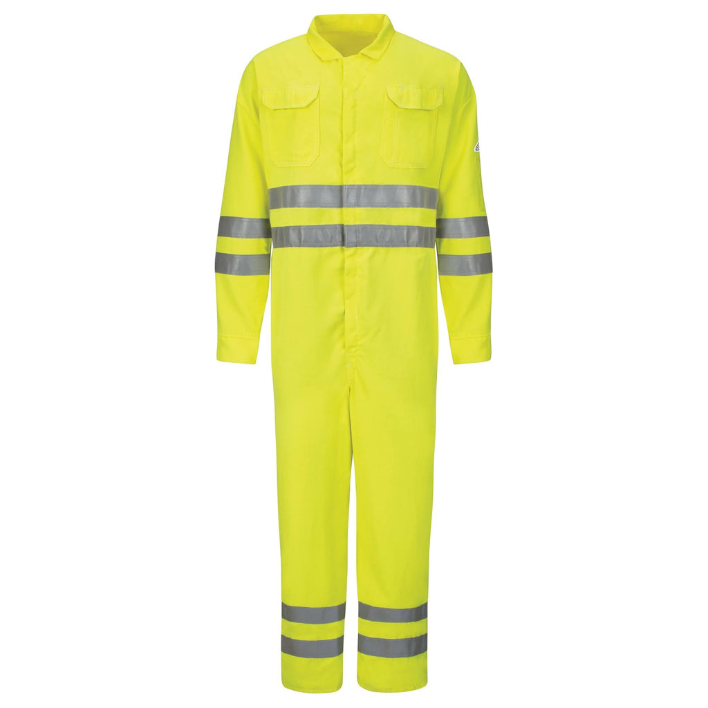 Hi-Vis Deluxe Coverall with Reflective Trim - 7 oz. Long Sizes - 46 P190729