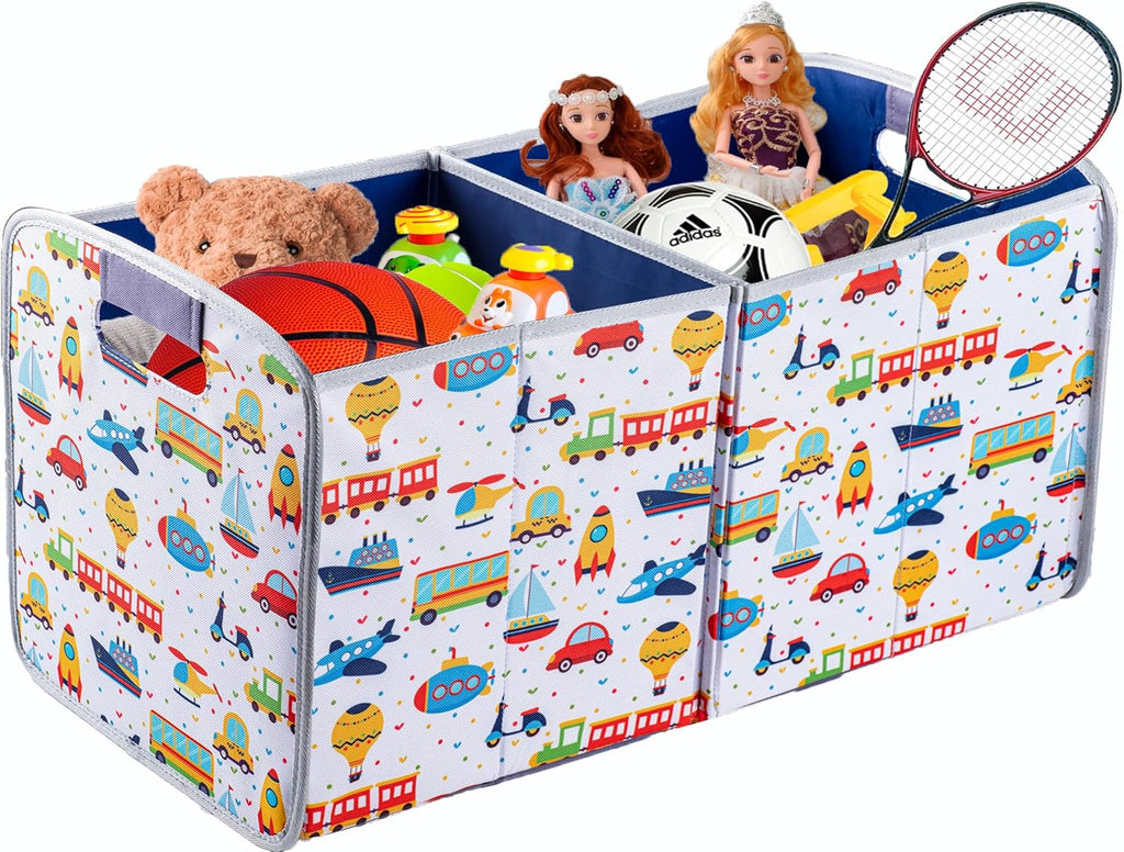 Collapsible Car Organizer with Movable Dividers Pack of 2 O710993