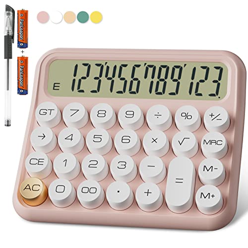 12 Digit 5-Inch LCD Display Battery Desk Calculator Q9162