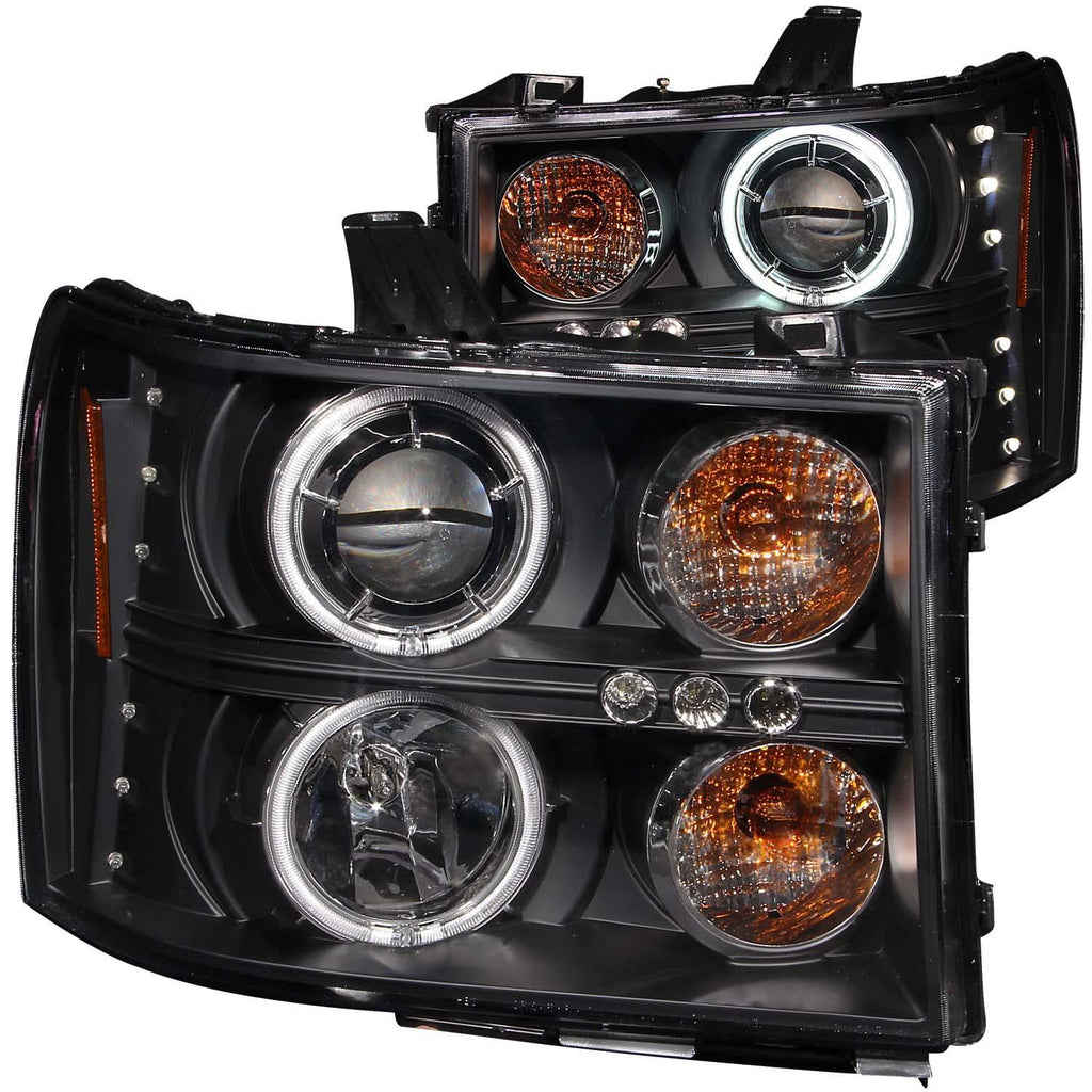 Black Halo Projector Headlights L358