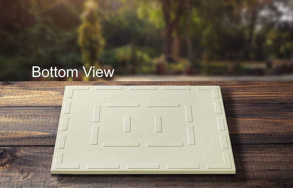 16" Rectangular Cordierite Pizza Stone (2 Pack) Y498