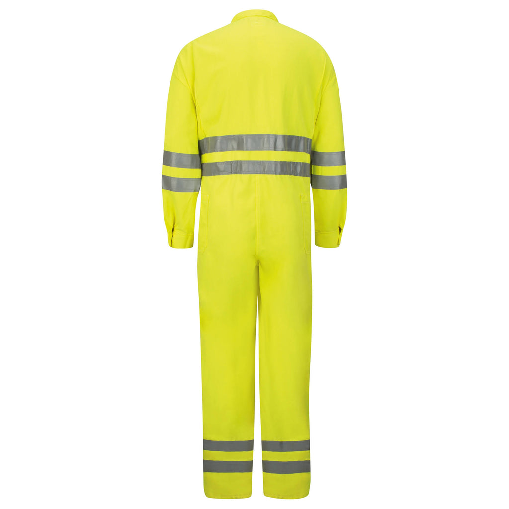 Hi-Vis Deluxe Coverall with Reflective Trim - 7 oz. Long Sizes - 46 P190729