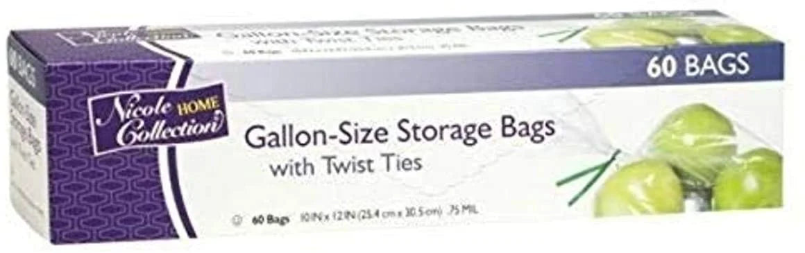 60 Transparent Twist Ties N720