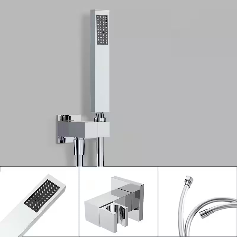 12 in. Dual Shower Heads Fixed and Handheld Shower Head in Chrome F60081