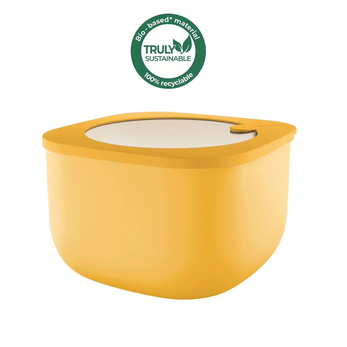 Airtight Fridge Freezer Microwave Containers Mango Yellow 2800cc U272
