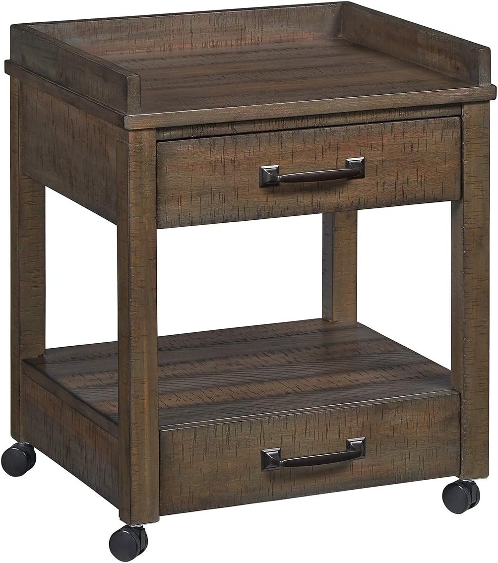 Whitewash Printer Stand D468629