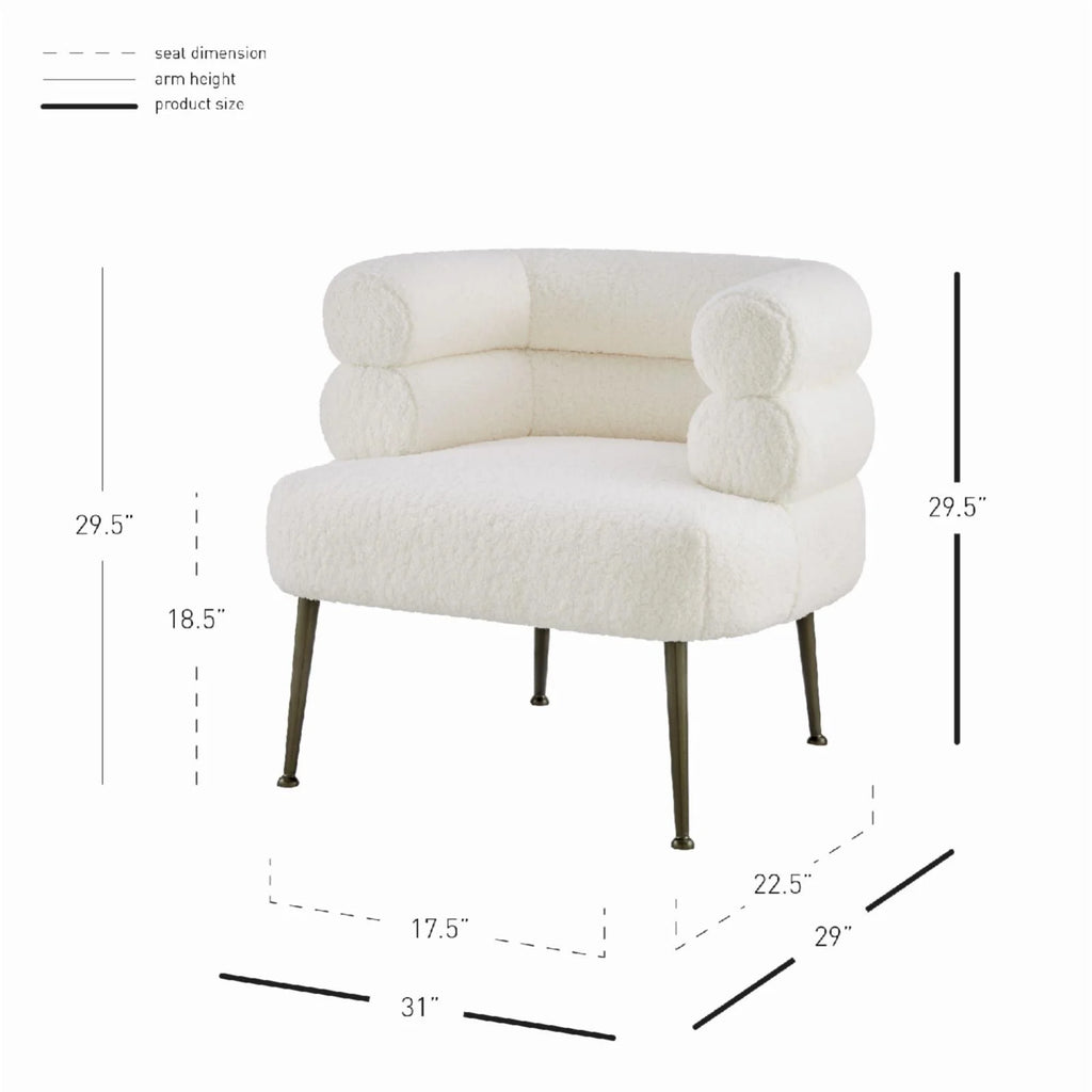 Modern Fabric Accent Chair Z345