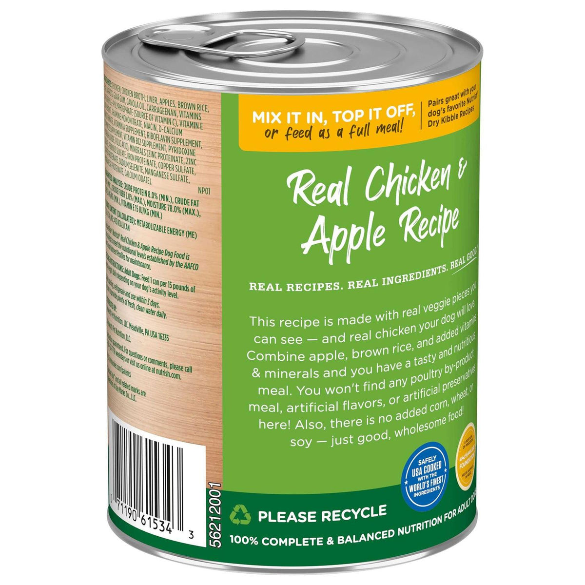 Wet Dog Food Chicken Apple O1457