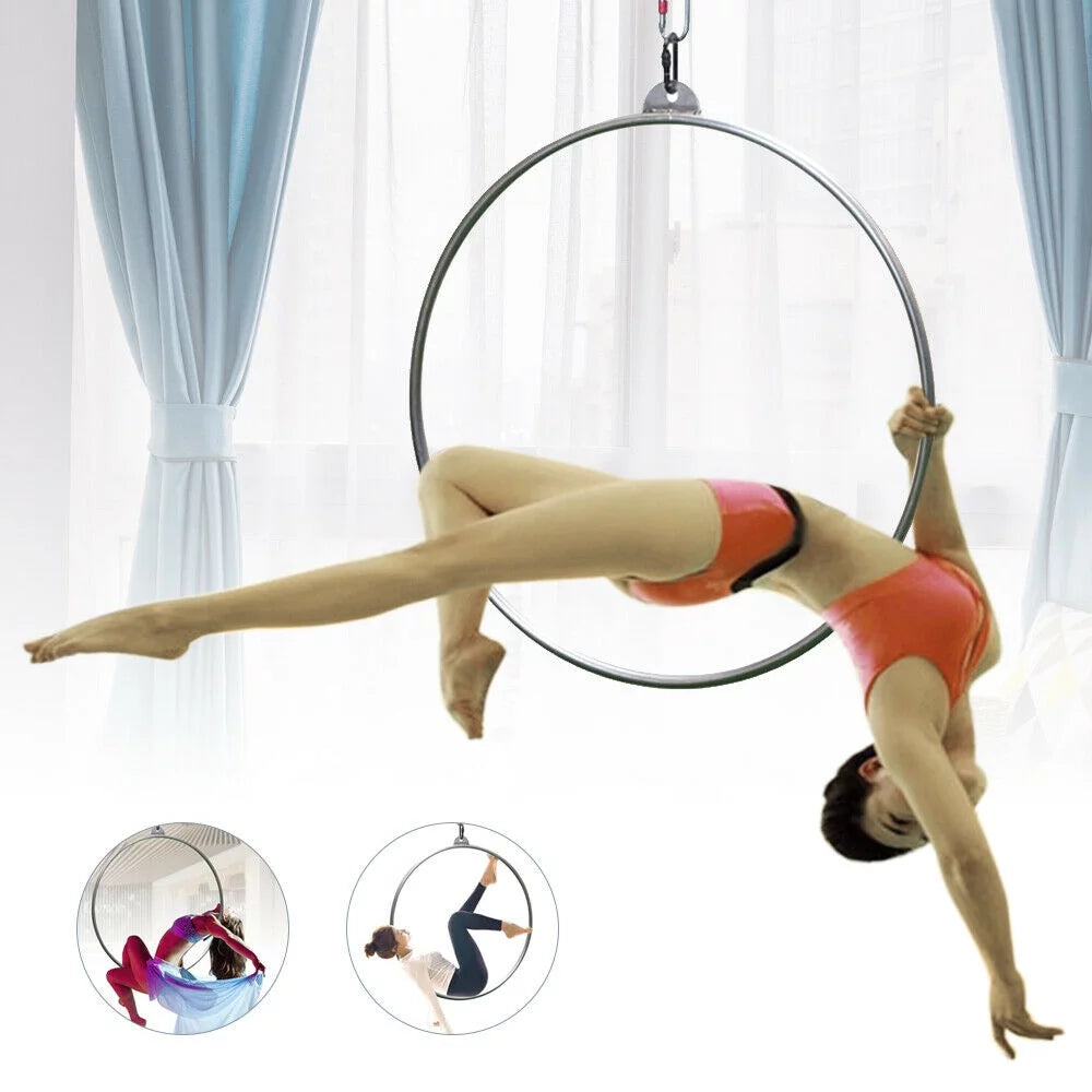 33.5" Yoga Ring Aerial Lyra Hoop Gymnastic Equipment V60514