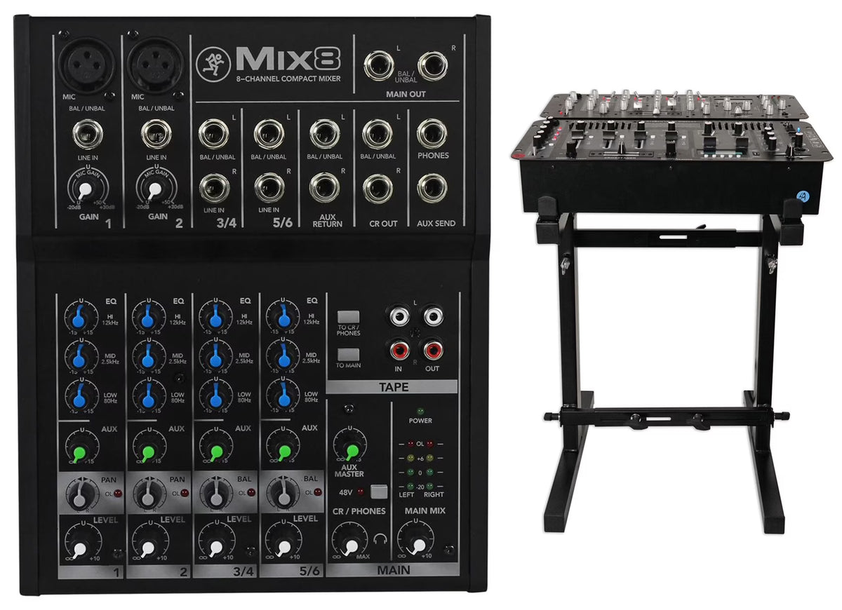 8-Ch Compact Mixer with Metal Chassis W7158