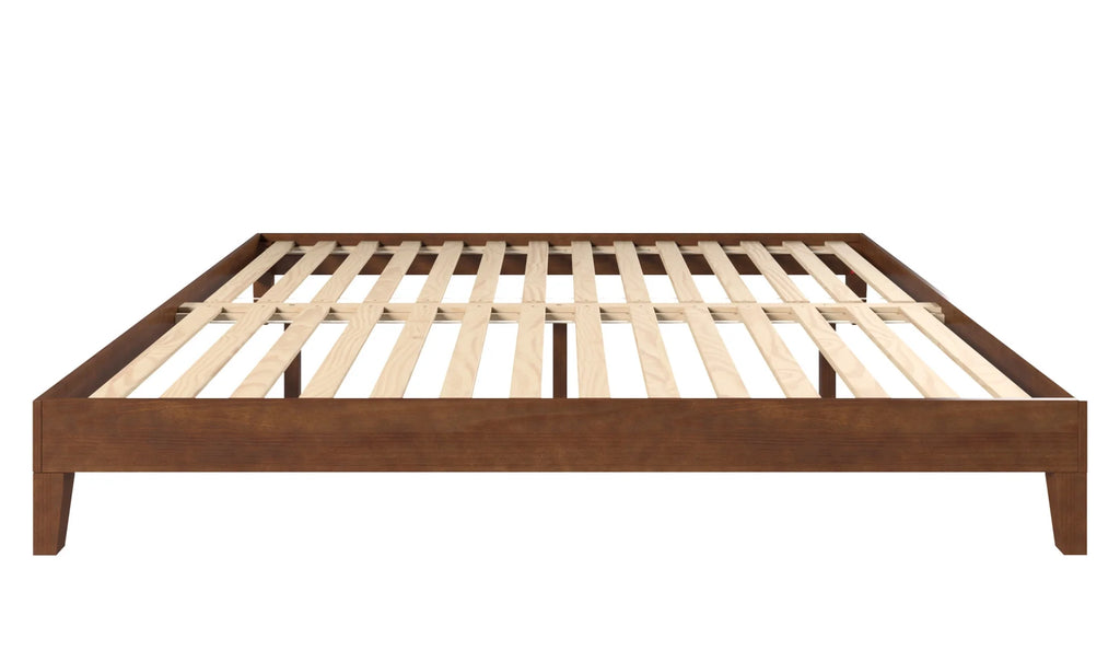 Natural Wood Platform Bed U203255
